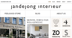 Desktop Screenshot of jandejonginterieur.nl